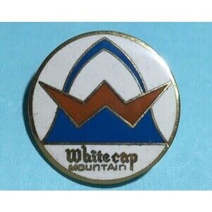White Cap Mountain ,Wisconsin Ski Area Collectible Skiing Pin